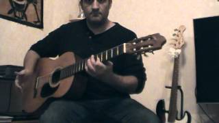 Cours ( tuto ) guitare pour Né quelque part - Maxime le Forestier ( tab part 1 )