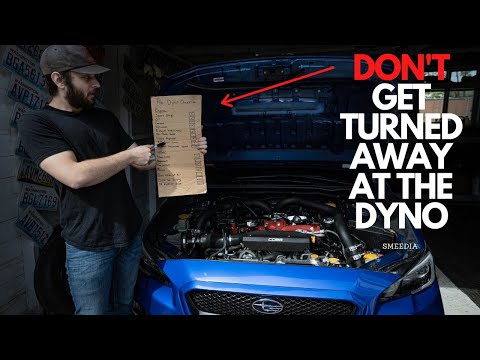 Pre Dyno Checklist, What to Check So You Are Not Turned Away!