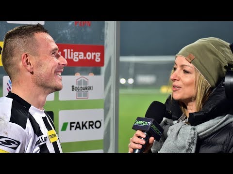 2018-11-24 Sandecja - Chrobry Głogów 1-0 (1-0), Damian Chmiel