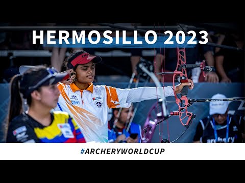 Jyothi Surekha Vennam v Sara Lopez – compound women quarterfinal 1 | Hermosillo 2023 World Cup Final