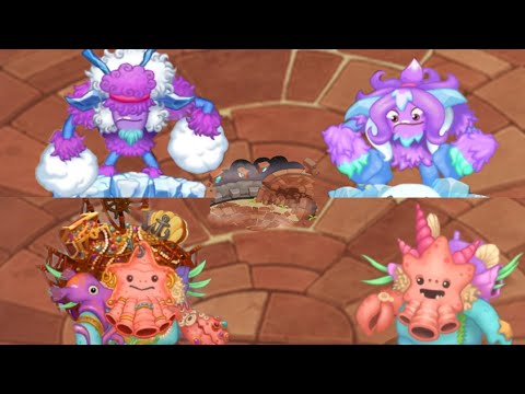 All Adult Celestials - Adult Glaishur - Sounds And Animations ~ My Singing Monster