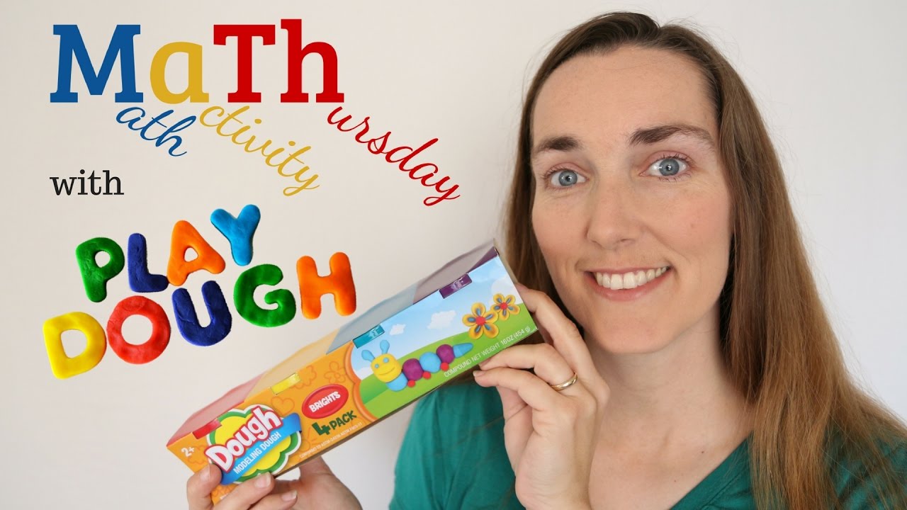 #Math activity Thursday with Play Doh - 10 ways to play & incorporate math! Kids Math Teacher
