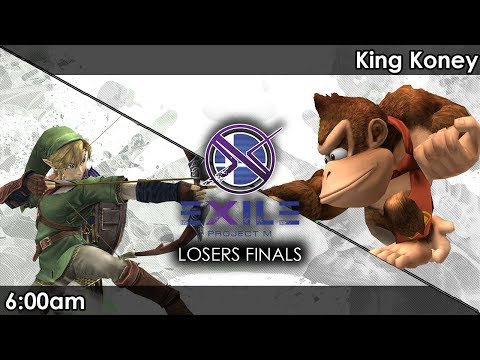 Project M: 6:00am (Link) V SMT | King Koney (Donkey Kong) - Exile 102 Tournament SSBPM