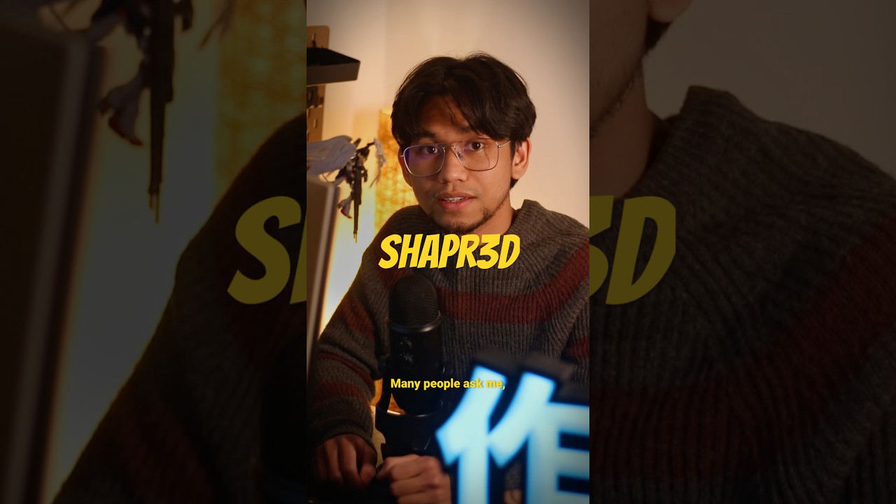 My favourite CAD software for the last 4 years #3ddesign #3dprinting #shapr3d