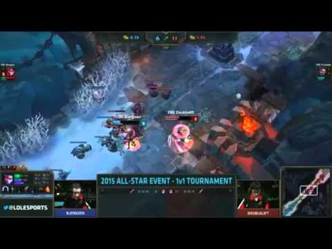 Bjergsen vs Doublelift 1v1 - Ending