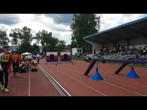 1.7.2017 Okresní kolo Blansko 100m 19:21