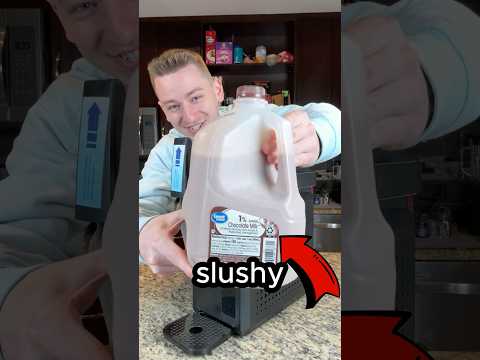 Turning Chocolate Milk Into A Slushy! 🥤