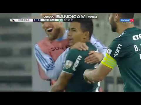Gol de Dudu - Colo-Colo 0x2 Palmeiras - Libertadores 2018