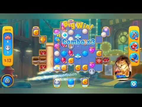 Fishdom 2022, no Boosters,   9878   level  -  прохождение без бустеров,   9878  уровень.