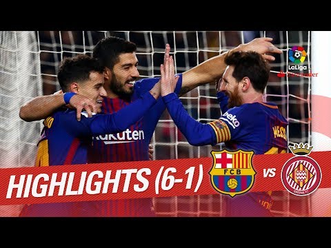 Resumen de FC Barcelona vs Girona FC (6-1)