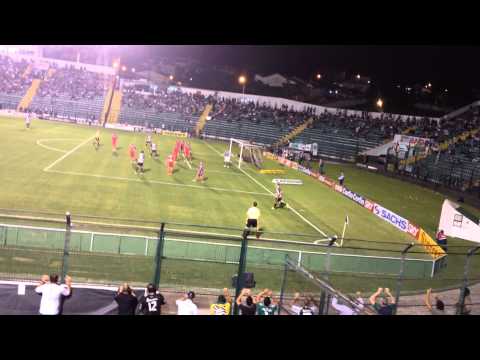 Caneta do Maylson Figueirense 2 x 1 Guaratinguetá