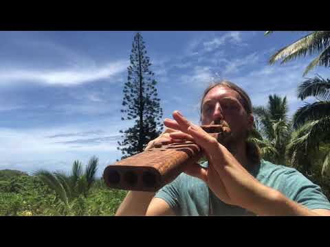 Elemental Flutes - Mango Triple Drone Flute Key of A