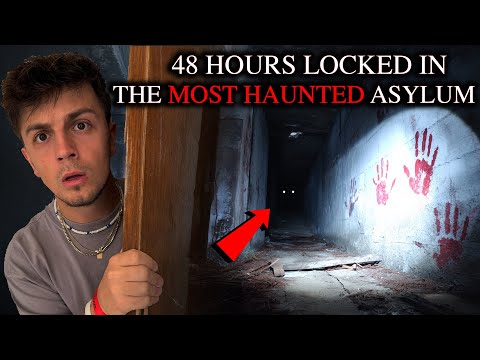 The Night We ALMOST DIED SLEEPING In The Most Haunted Asylum - LOCKED IN FOR 48 HOURS!