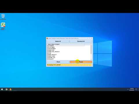 Import Multiple Firebird Interbase Tables Into Excel Software