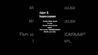 Download lagu #jujur #kepercayaan #quotes mp3