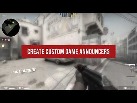 Create your own in-game announcers