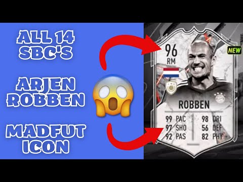 ARJEN ROBBEN MADFUT ICON - ALL SBC’s + REWARDS - EASIEST SOLUTION - MADFUT 22