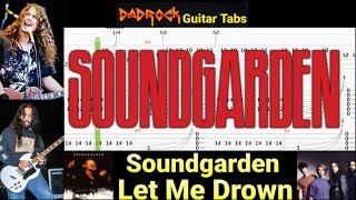 Let Me Drown - Soundgarden - Lead Guitar TABS Lesson