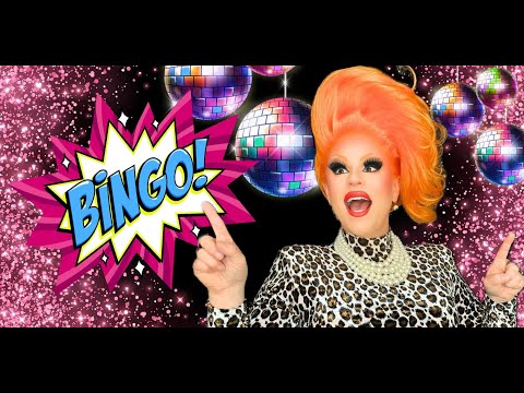 Virtual drag bingo show preview with Schwa de Vivre