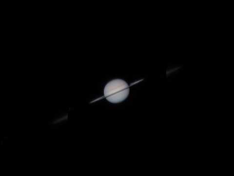 Saturn through a 16” telescope #saturn #space #telescope #shorts