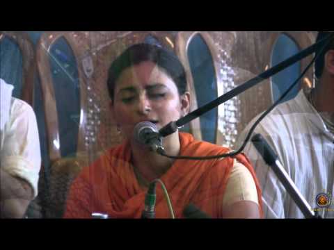 Rupa Manjari devi dasi at Kirtan Mela Mayapur 2015 Day 3 - Mayapur TV.