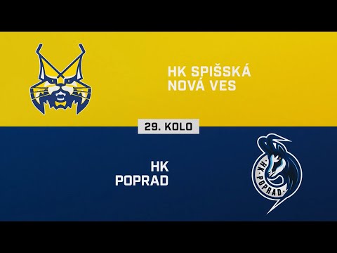 29. kolo: HK Spišská Nová Ves – HK Poprad 3:2 pp (HIGHLIGHTY)
