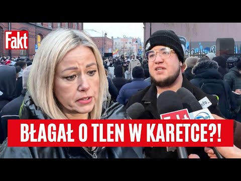 SKANDALICZNE sceny w karetce! Ludzie wyszli na ulice po śmierci 19-letniego Olka w Grudziądzu | FAKT