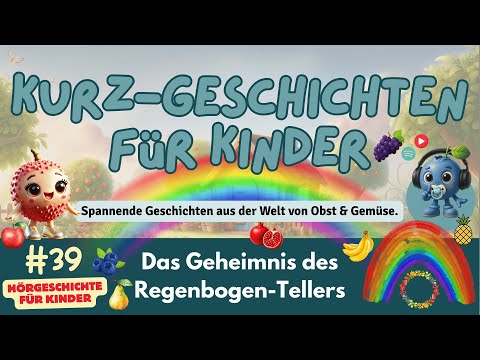 The Secret of the Rainbow Plate - A short story for children | Ages 4 and up | Approx. 8 min