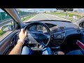 2002 Ford Focus Ghia MK1 1 8 16V 115HP 0 100 POV Test Drive 1181 Joe Black