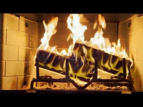 Cozy Crackling Fireplace 10 Hours -  Burning Fireplace & Crackling Fire Sounds
