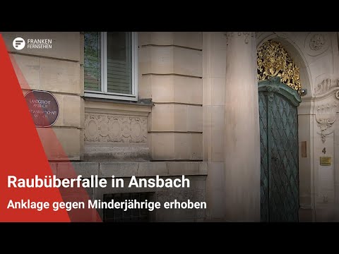 Raubüberfälle in Ansbach: Anklage gegen Minderjährige erhoben