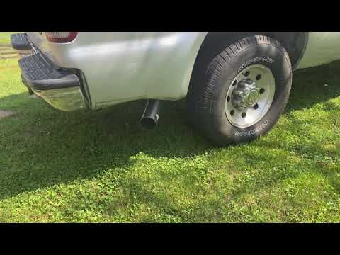 4inch straight pipe on 7.3 powerstroke
