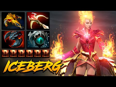 Iceberg Lina Hard Carry - Dota 2 Pro Gameplay [Watch & Learn]