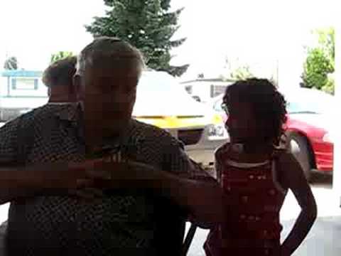 Papa and Avery sing Croatian Song