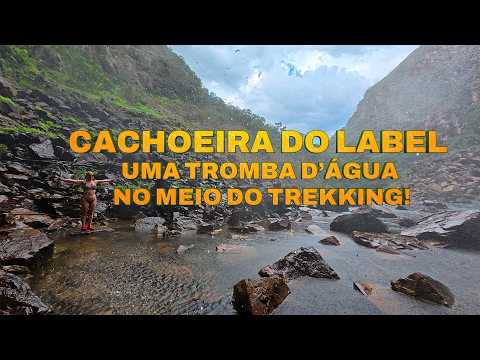 CACHOEIRA do LABEL - Surpreendidos por uma tromba d'água na mais alta cachoeira de Goias