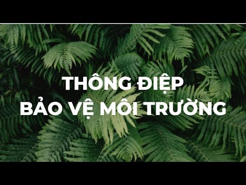 THÔNG ĐIỆP BẢO VỆ MÔI TRƯỜNG | ASAHI JAPAN