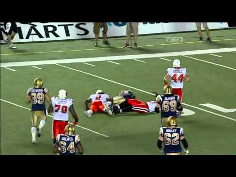 CFL Recap: BC 20, Winnipeg 17 - August 24, 2012