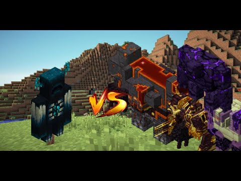 Warden vs L_Ender's Cataclysm | Minecraft Mob Battle