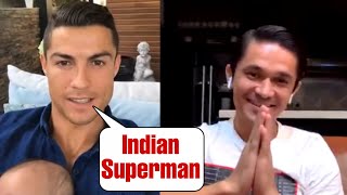 Ronaldo And Chettri First Time Video Chat After India Won SAFF Championship