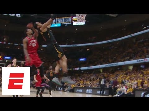 DeMar DeRozan ejected for flagrant 2 on Jordan Clarkson in 3rd quarter of Raptors-Cavs Game 4 | ESPN
