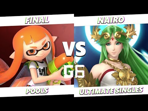Glitch 6 SSBU -  Final (Inkling) VS  NRG | Nairo (Palutena) Smash Ultimate Pools