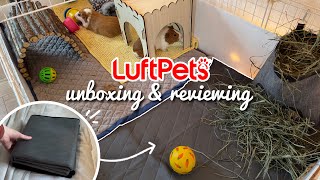LuftPets Guinea Pig Cage Liner Unboxing & Review