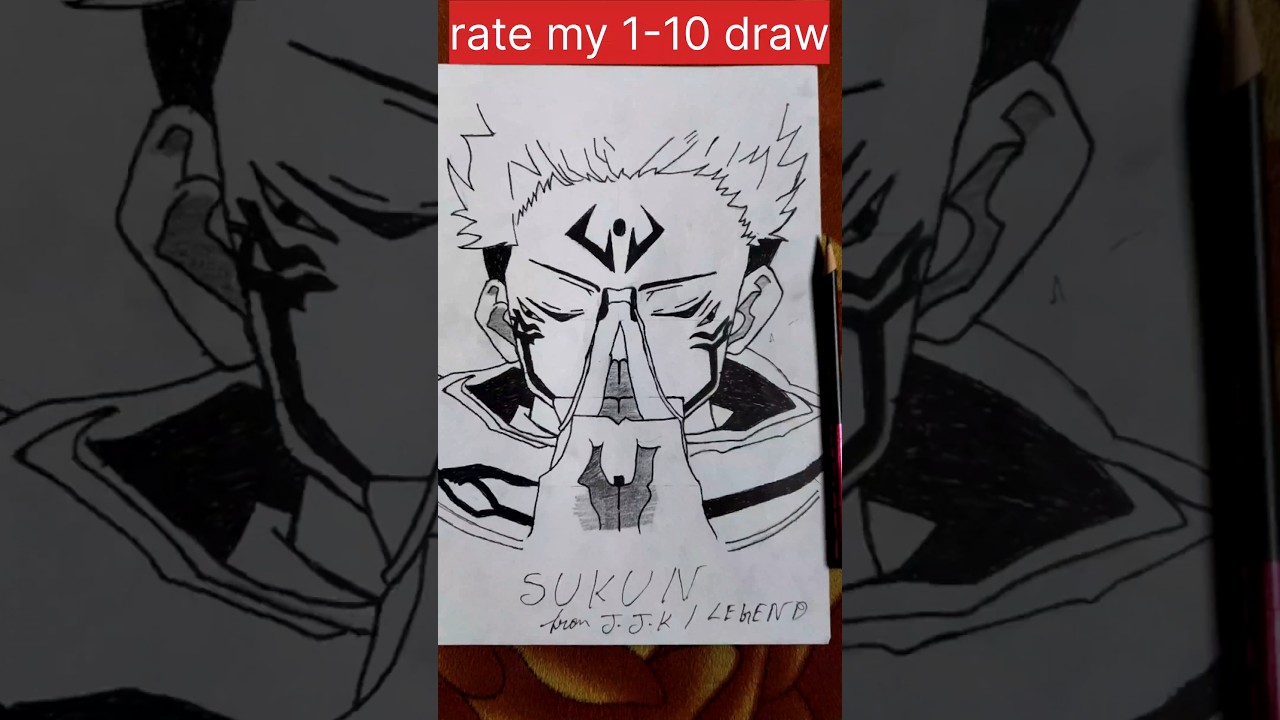 kakashi Vs sukuna drawing battle 🔥