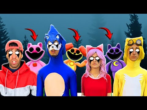 SONIC, AMY, TAILS, CATNAP, DOG DAY e OS PANDAS FORAM CORROMPIDOS E SE TORNARAM MALVADOS NA VIDA REAL
