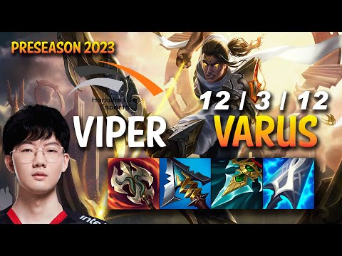 HLE Viper VARUS vs CAITLYN ADC - KR Ranked