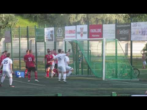 ÅCF (Turku) scoring their second against TuWe (Turku) - 1 July 2022.