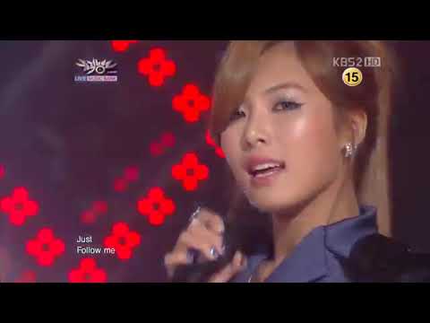 HyunA(현아) - Just Follow (ft. ZICO) [MUSIC BANK _ 2011.08.12]