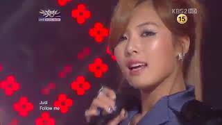 HyunA(현아) - Just Follow (ft. ZICO) [MUSIC BANK _ 2011.08.12]