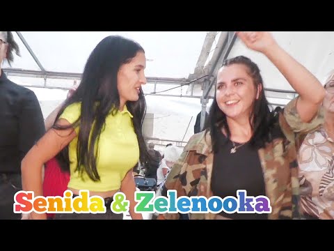 Najveselije cure u kolu na vašaru Puračić 2023. HIT video! #kolo #lom