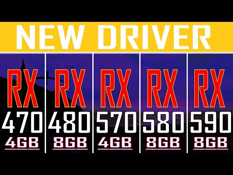 RX 470 vs RX 480 vs RX 570 vs RX 580 vs RX 590 || NEW DRIVER ||